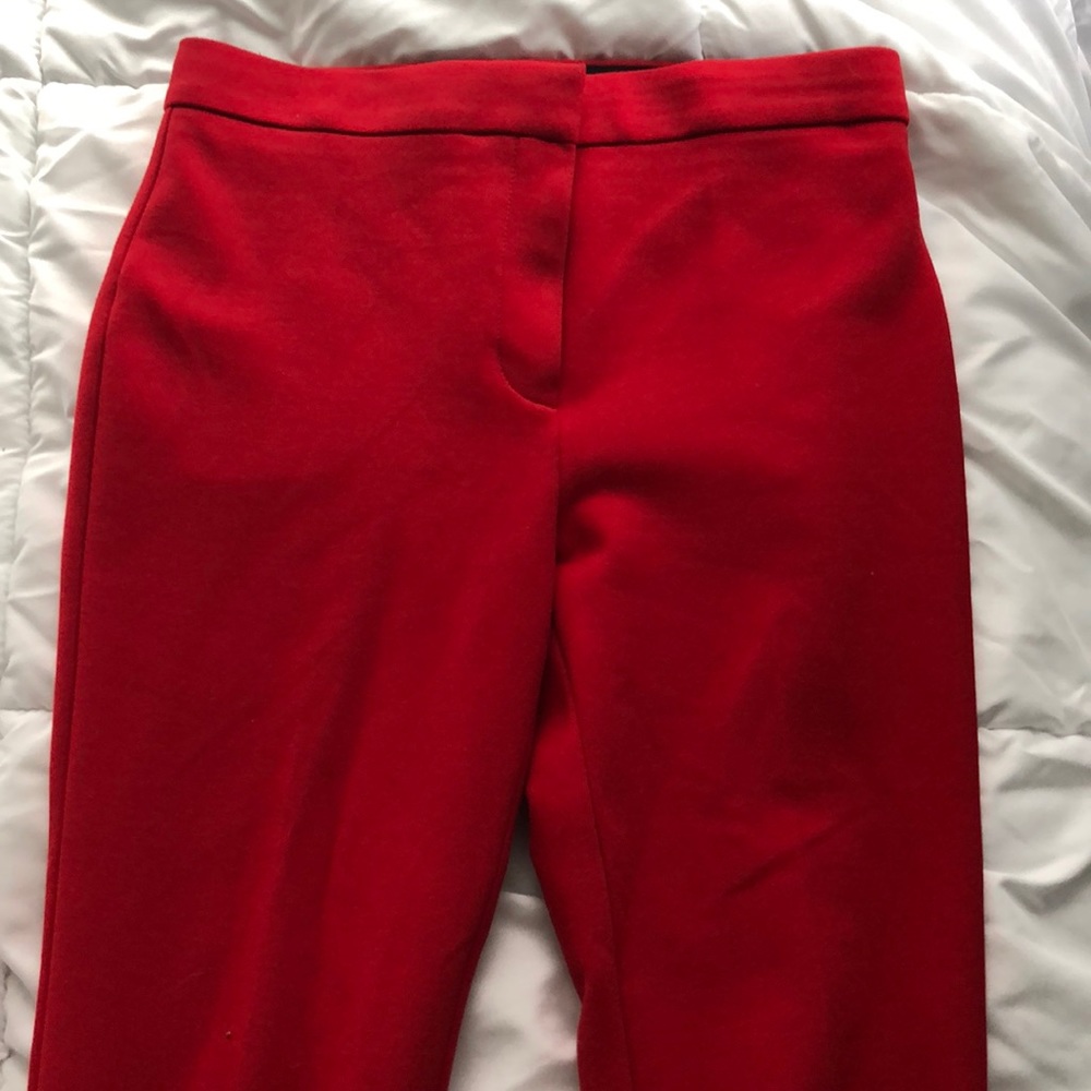 Red slacks